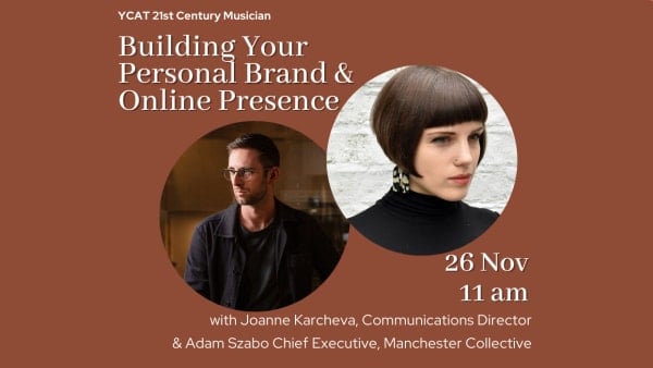 Building your Personal Brand and Online Presence with Manchester Collective